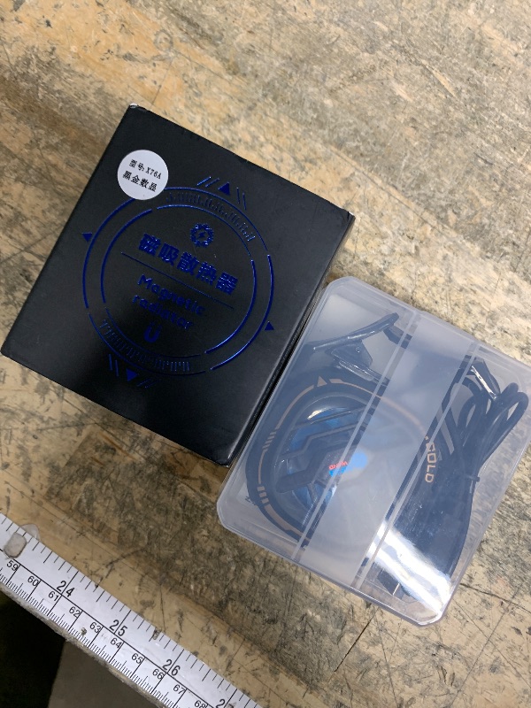 Photo 1 of ***FOR PARTS ONLY/ WON'T HOLD CHARGE*** CHONCHOW Magnetic Cell Phone Cooler, RGB Phone Cooling Fan Portable Lightweight Mobile Phone Cooling Fan, Phone Radiator with Larger Cooling Area for Phone/Tablet/IPad (with Digital displays)