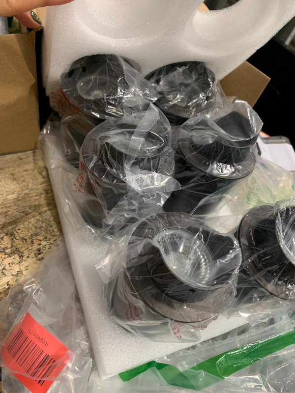 Photo 1 of [6 Pack] CLOUDY BAY 9W Well Lights Landscape LED In Ground Outdoor,Shielded Top,Low Voltage 12-24V AC/DC,Waterproof Aluminum Uplights,2700K/3000K/3500K/4000K/5000K,Transformer Excluded