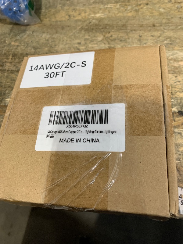 Photo 1 of 14 Gauge 100% Pure Copper 2 Conductor 14/2 Flexible Electrical Wire 30FT, UL2464 14AWG 2 Core Electrical Cable for Automotive, Marine,Boat,LED Lighting, Garden Lighting,etc