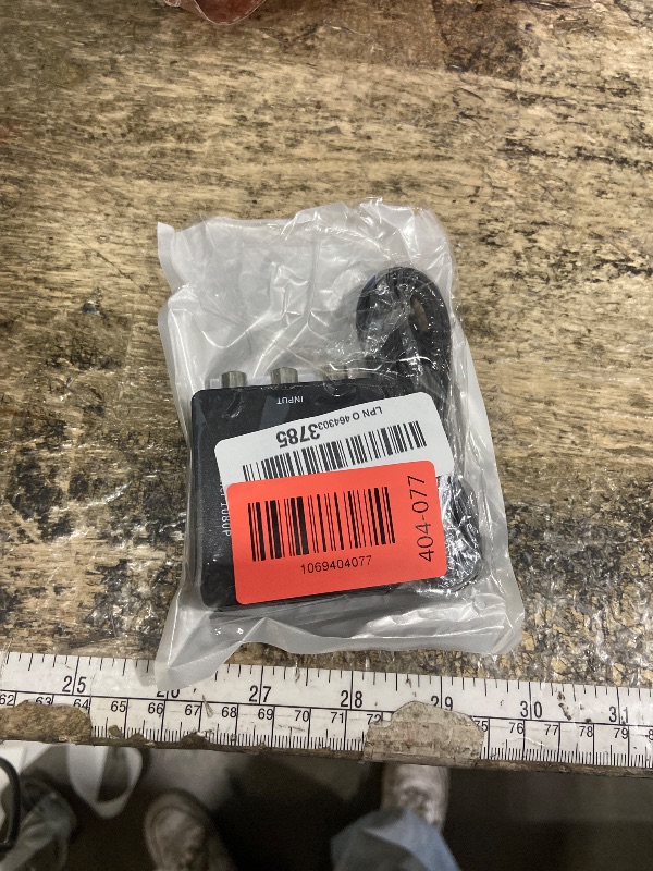 Photo 1 of ***UNTETSED/ POSSIBLY FOR PARTS*** BD&M AV to HDMI Converter, RCA to HDMI Adapter, Composite CVBS Video Audio Support PAL/NTSC for TV/PC/ PS3/ STB/Xbox VHS/VCR/Blue-Ray DVD Players