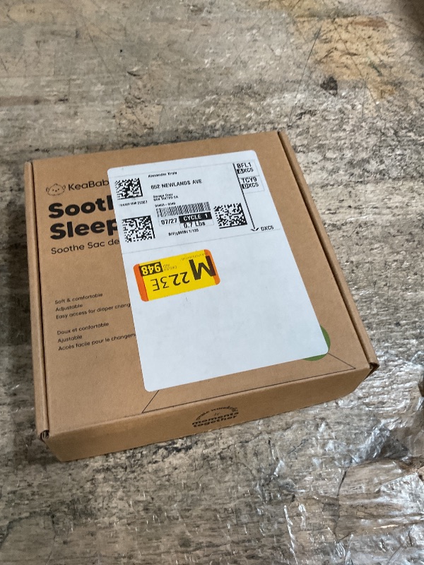 Photo 1 of 1-Pack Organic Baby Sleep Sacks, 100% Cotton - Soft & Breathable 0.5TOG Baby Wearable Blanket, Toddler Sleeping Sack 6-18 Months, Easy to Wear Transitional Swaddles for Newborns, Infants(M, KeaStory)