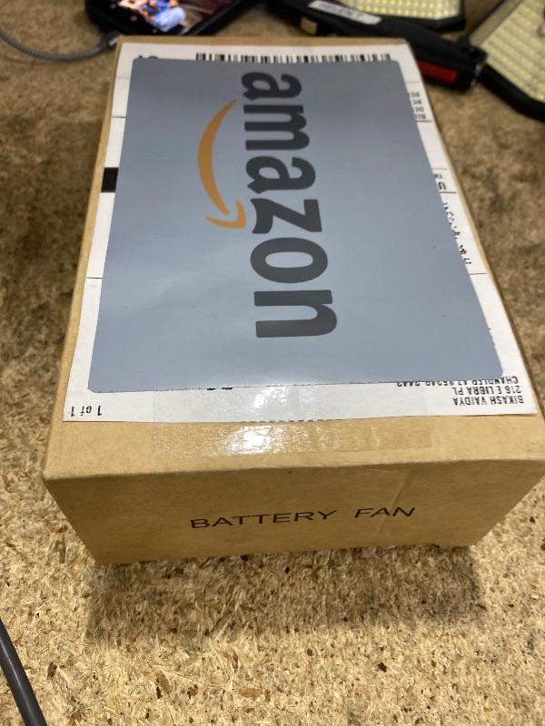 Photo 1 of AMACOOL Battery Operated Stroller Fan Flexible Tripod Clip On Fan with 3 Speeds and Rotatable Handheld Personal Fans for Car Seat Crib Bike Treadmill (Black)