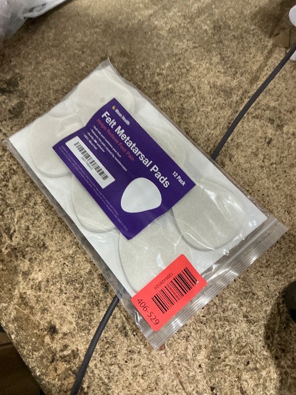 Photo 1 of 12-Pack Metatarsal Foot Pads for Pain Relief - 1/4” Thick, Ball of Foot Cushions for Women and Men, Forefoot and Sole Support, Metatarsalgia Mortons Neuroma. Metatarsal Pads Ball of Foot Cushions.