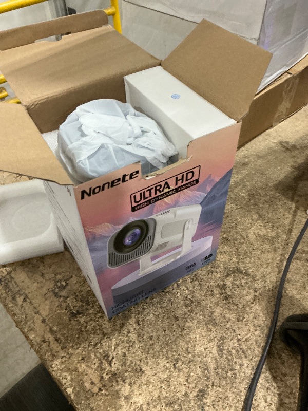 Photo 1 of [Projector 2026 Upgraded] Mini Projector Support 4K 1080P Auto Keystone 270°Rotatable with WiFi 6 and Bluetooth 5.2 Projector Portable Compatibile with HDMI/TV Stick/Memory Stick/Laptop,Black