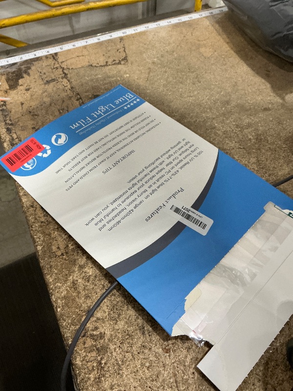 Photo 1 of 16 inch Laptop Screen Protector Blue Light Glare Filter for HP/Dell/ASUS/Samsung/Lenovo/Acer/MSI/Razer Blade/LG Gram 16" 16:10 Aspect Laptop (13.5 x 8.5 inch/W x H), UV Blocker Eye Protection Film