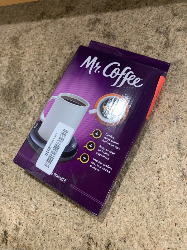 Photo 1 of * **DOESN'T HEAT UP ALL THE WAY*** Mr. Coffee Mug Warmer for Coffee and Tea Portable Cup Warmer for Travel Office Desks and Home Black | Gifts for Teachers
