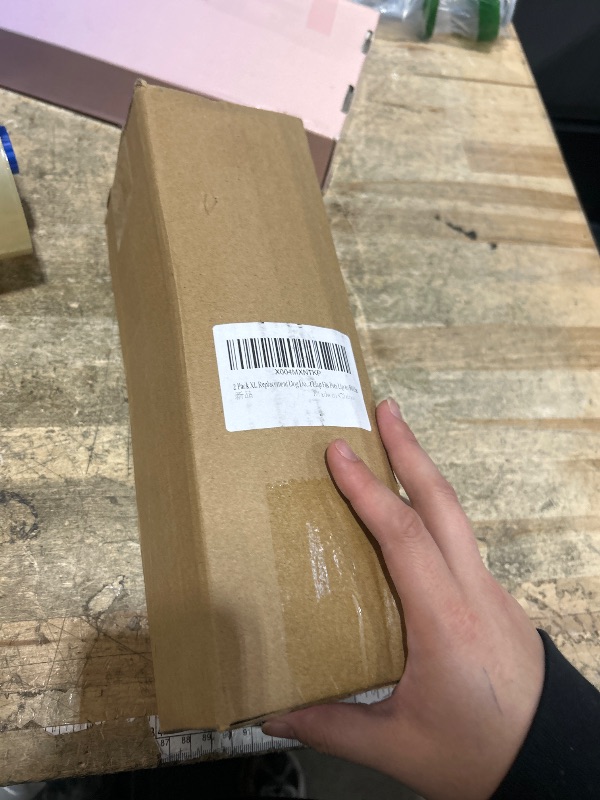 Photo 1 of 2 Pack XL Replacement Dog Door Flaps, Clear Pet Door Replacement Flap Compatible with 18" x 9.88" Extra Large Dog Door, Weather Resistant Replacement Flap Fits Pets Up to 90 Lbs