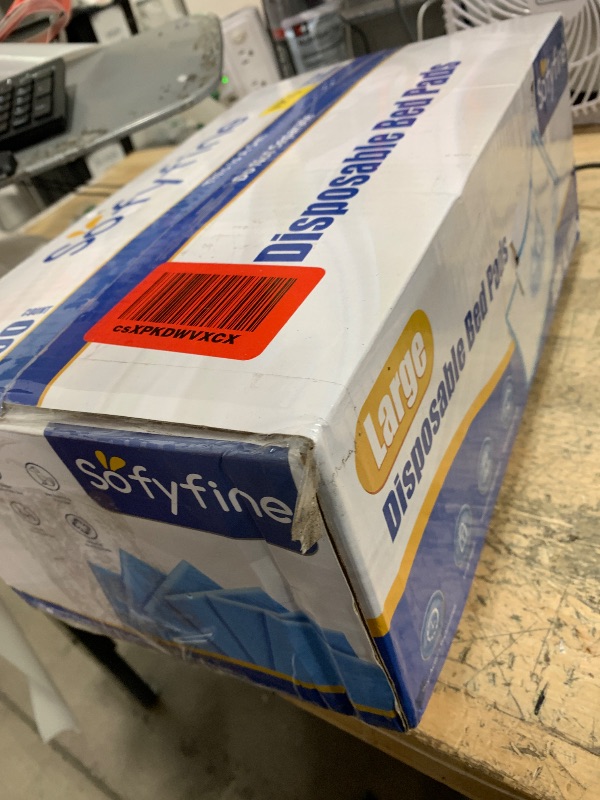 Photo 1 of 100 Count Disposable Beds Pads,23"x36" Waterproof Adults Incontinence Chucks Underpads,Absorbent Leakproof Pee Pads for Kids,Elderly,Extra Large Dog Puppy Training Pad,Baby Changing Liner