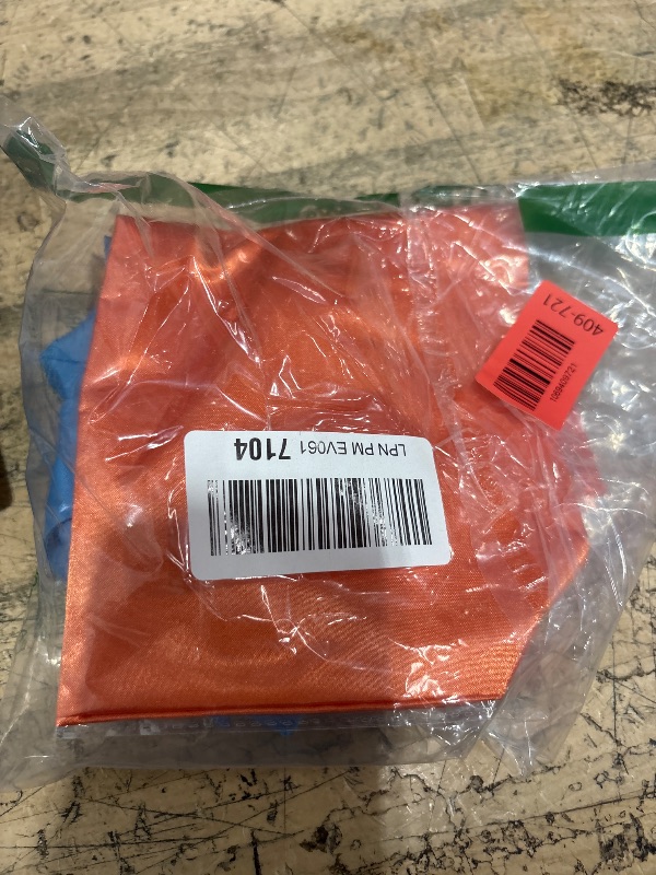 Photo 1 of ***ODOR*** Jecery Halloween Costume for Adult Costume Orange Square Neck Scarf Fake Collar Dickey Collar Mardi Gras Masquerade Party Supplies for Adult Child