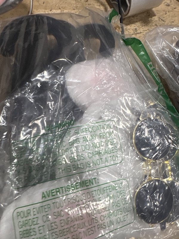 Photo 1 of 12 Pcs Mouse Costume Accessories Set Mouse Ears Headband Sunglasses Blind Cane White Gloves for Halloween Adult Women Costume