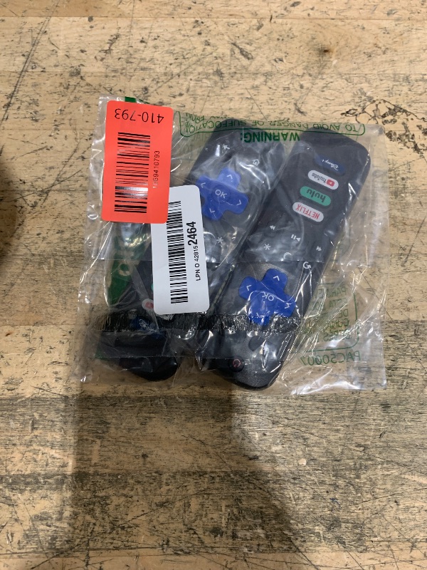 Photo 1 of (Pack of 2) Replacement Remote Control Only for Roku TV, Compatible for TCL Roku/Hisense Roku/Onn Roku/Sharp Roku/Element Roku/Westinghouse Roku/Philips Roku Smart TVs (Not for Roku Stick and Box)