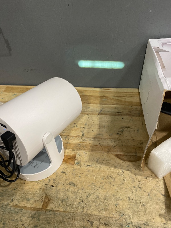 Photo 1 of [Electric Focus]Mini Portable Projector with 4K Support, Bluetooth 5.4 WIFI6, 5watt Sound Base Speaker, 260 ANSI, Android 11, 210° Rotation , Auto Keystone Correction Video Projector HY300 PLUS