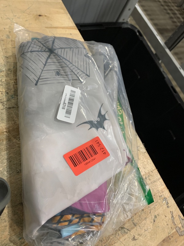 Photo 1 of ***LIGHTS NON-FUNCTIONAL*** Halloween Door Decorations, Nightmare Jack Skellington Halloween Decorations Porch Sign and Door Cover, Glow in Dark All Hallows' Eve Outdoor Indoor Party Banner