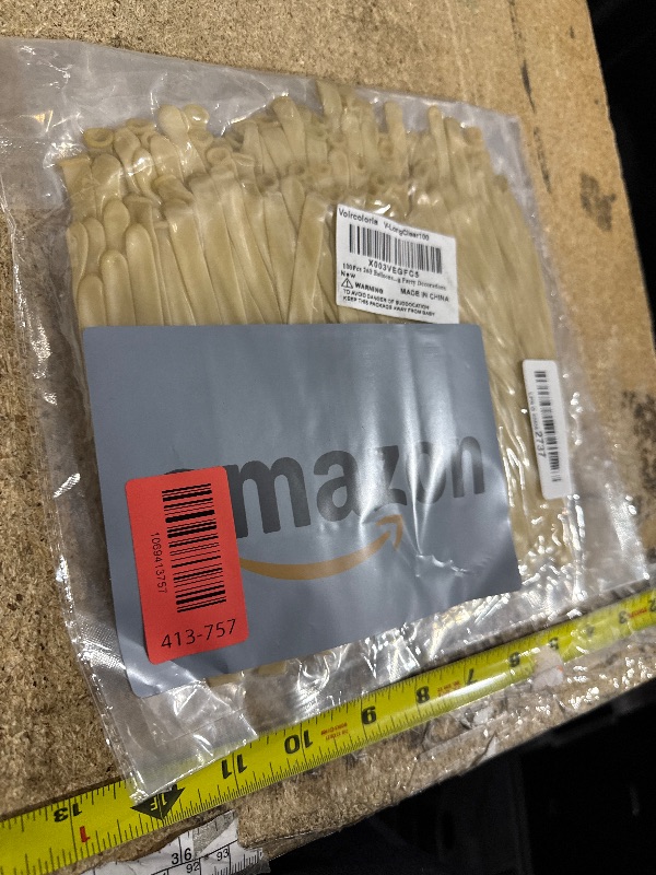 Photo 1 of 100Pcs Clear 260 Balloons Clear Long Balloons for Balloon Garland Thickening Skinny Latex Twisting Animals Modeling Christmas Birthday Kid's Carnivals Party Decorations