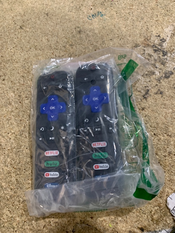 Photo 1 of (Pack of 2) Replacement Remote Control Only for Roku TV, Compatible for TCL Roku/Hisense Roku/Onn Roku/Sharp Roku/Element Roku/Westinghouse Roku/Philips Roku Smart TVs (Not for Roku Stick and Box)