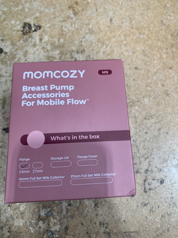 View 2 of Momcozy Original Replacement Accessories for Upgraded Mobile Flow | Upgraded M9,Original Upgraded M9 Breastfeeding Parts,24mm Flange,1 Pack