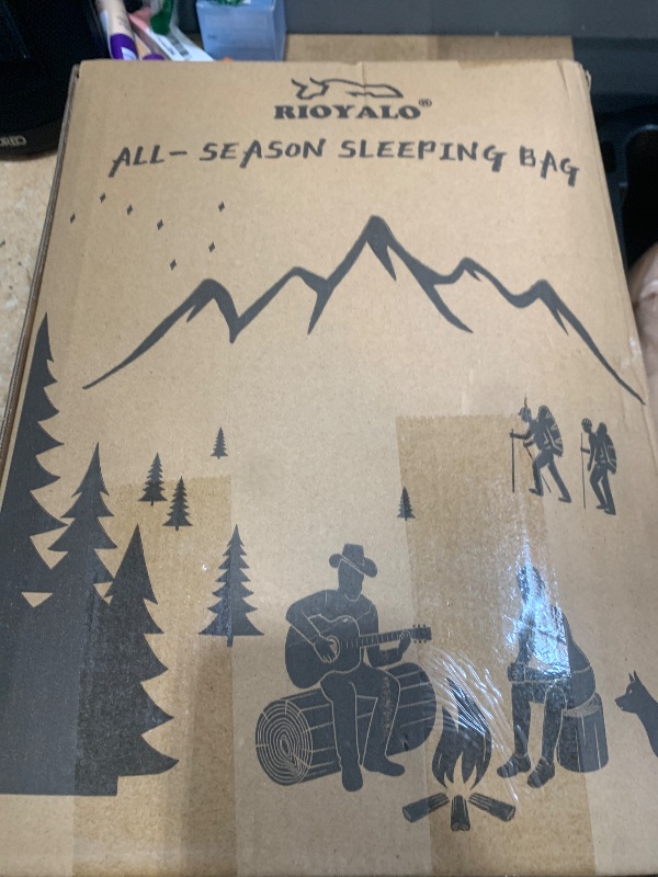 View 2 of 0 Degree Winter Sleeping Bags for Adults Camping -Temp Range (5F – 32F) Portable Waterproof Compression Sack- Cold Weather Sleeping Bags for Big and Tall in Env Hoodie: Hiking Backpacking 4 Season