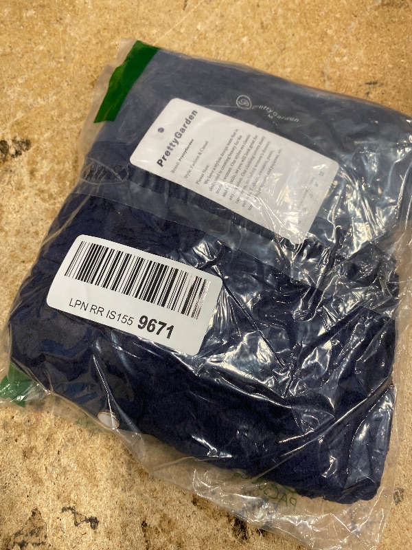 Photo 1 of ***COLOR IS BLUE*** PRETTYGARDEN Womens 2025 Spring Lace Tops Short Puff Sleeve Casual Dressy Blouses Eyelet Crew Neck Button Down Shirts (Beige,Medium)