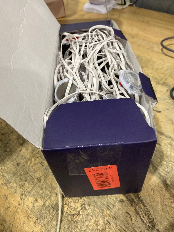 Photo 1 of ***POSSIBLY FOR PARTS / UNKNOWN DAMAGES*** INZIDOL Permanent Outdoor Lights,200FT RGB Eave Light,IP67 Waterproof Lighting for House,Smart LED with App/Remote Control for Outdoor Decor,Garden Decor,Party,Holiday