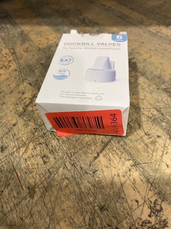 Photo 1 of [6-Count] Papablic Duckbill Valves for Spectra and Medela, Replaceable Duckbill Valves for Spectra S1 Spectra S2 valves and Medela Pump in Style, BPA/DEHP Free White