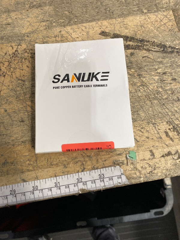 Photo 1 of 10pcs 4 Awg - 3/8 (M10) Sanuke Wire Lugs 4 Gauge Ring Terminal Connectors Ends, Heavy Duty Wire Connectors for Battery Cable Lug Wire Electrical Eyelets with 3:1 Dual Wall Adhesive Heat Shrink