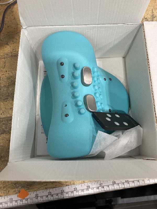 Photo 1 of **MISSING SENSOR BALL FOR THE VIBRATION CAUTION OPERATING**** Neck Massager 2025 Portable Neck Traction Device, Cervical Stretcher with Heating & Vibration – Relieve Muscle Tension,3-in-1neck Pillow Customizable Massage Modes with Wireless Remote Control