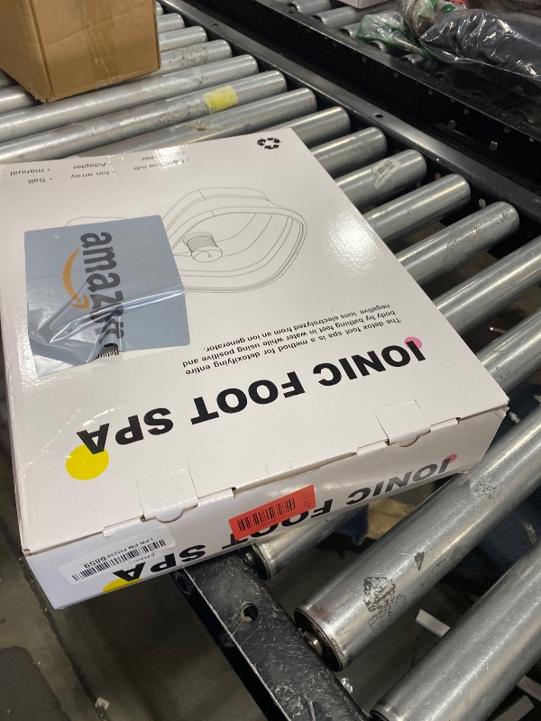 Photo 1 of Ionic Foot Bath Detox Machine,Foot Detox Foot Bath Soak Tub with 2 Arrays,80 Disposable Foot Spa Liners,Detox Sea Salt,Folding Foot Spa Bucket,Home Salon-Level Foot Soaking Tub