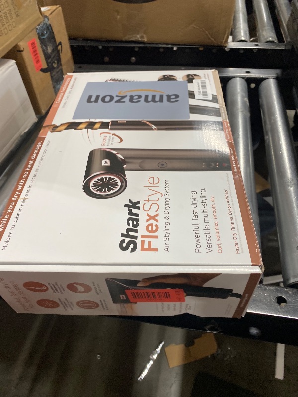 Photo 1 of Shark Hair Dryer | FlexStyle Hair Styling System | Portable & Powerful Blow Dryer Brush | Hair Curler & Volumizer | 6 Styling Tools Included | Best for All Hair Types | Black | HD440BK