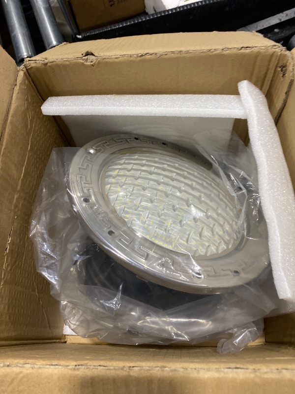 Photo 1 of Jadisi LED RGBW Pool Light Bulb for Inground Pools – 90W Inground Swimming Pool LED Pool Lights, 12 Color Modes, Adjustable Brightness & Speed, Remote Control, Energy Efficient, E26 Base