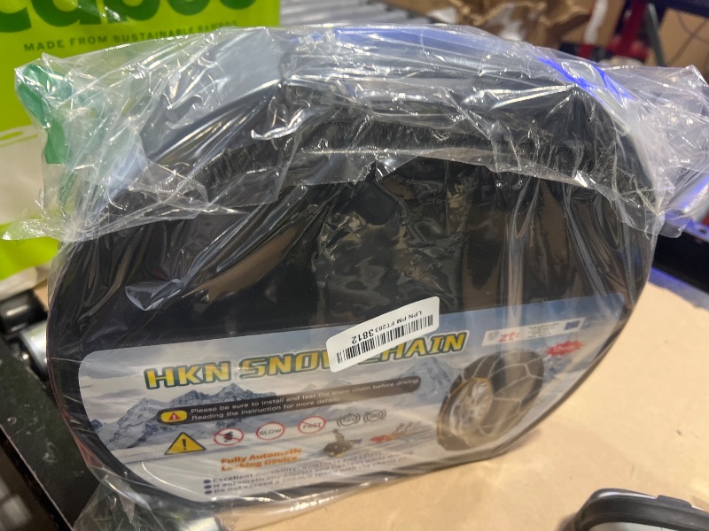 Photo 1 of BasaltAuto Auto Tightening Snow Chains Tire Chains Quick Easy Installation HKN140 Set of 2 for Cars SUV Pickup Trucks RV 215 225 235 245 255 265 275 Winter Emergency Tire Traction for Snow Ice