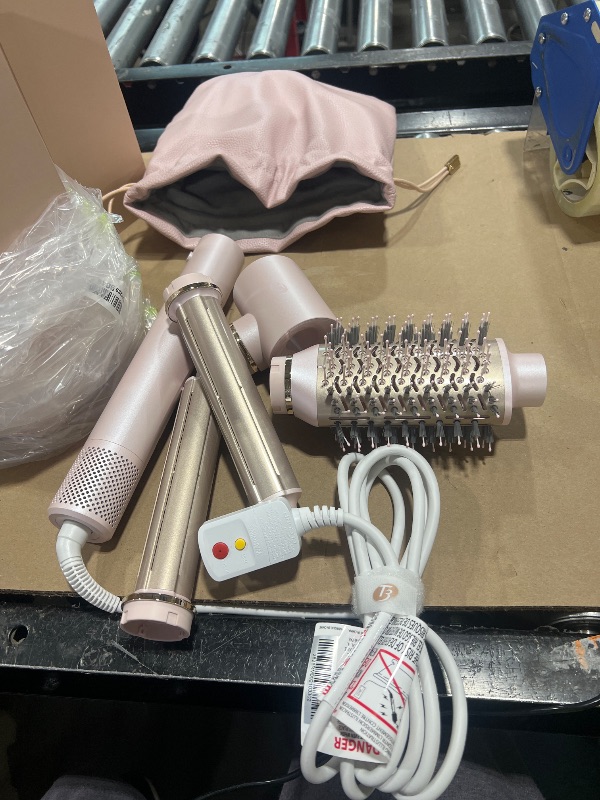 Photo 1 of T3 Aire 360 Multi-Styler & Blowout System with Luxe Carrying Case, Rapid Drying Hair Dryer, Ceramic Curling Attachments, Oval Brush & Drying Concentrator | Blowouts & Long-Lasting Curls