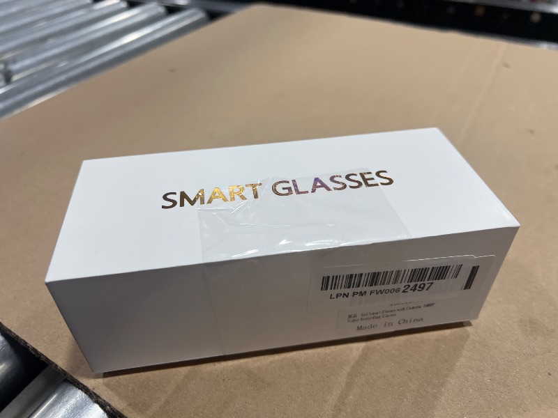 Photo 1 of **INCOMPLETE** MAILEFU Smart Glasses with Camera, 8MP HD AI Smart Glasses, 1080P Video Recording Glasses with Voice Assistant,Real Time Translation, Voice Assistant, Open-Ear Audio for Travel, Meetings & Vlogging