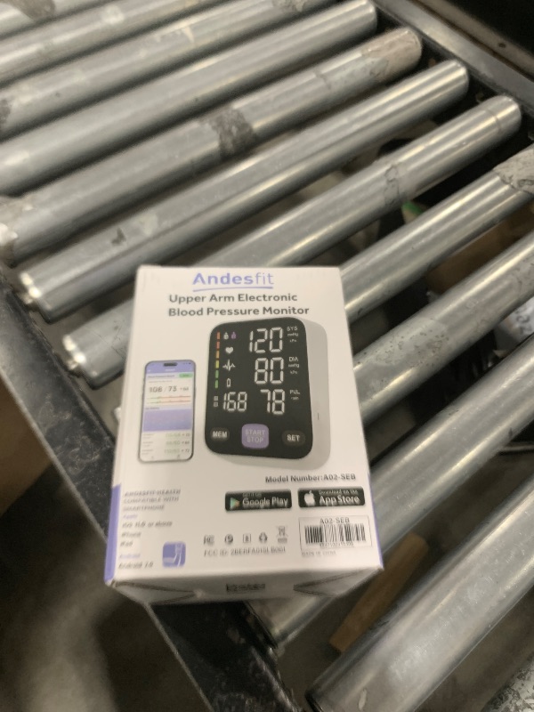 Photo 1 of Andesfit Smart Bluetooth Blood Pressure Monitor: for Home use Come with 17" and 21" bp Cuff Arm Type Automatic XL Blood Pressure Machine AppleHealth Google fit Free APP Large and Extra Large
