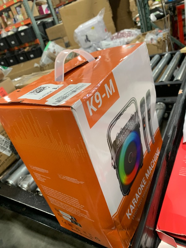 Photo 1 of Karaoke Machine, Portable Bluetooth Speaker with 2 Wireless Microphones for Adults & Kids with Lights, Karaoke Microphone with PA System Supports USB/TF/FM/AUX for Home Party Home System Packages