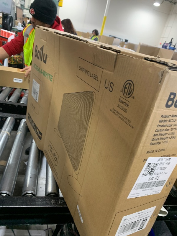 Photo 1 of Ballu Mica Infrared Space Heater Indoor Use,Large Room Panel Heater with Programmable Thermostat,WiFi App Control,Portable Stand or Wall Mount,Energy Efficient Smart Quiet Heater,Work with Alexa,White