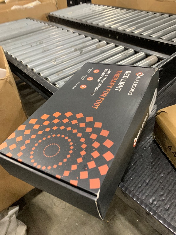 Photo 1 of Red Light Therapy for Feet & Ankle, Infrared Light Therapy Foot Wrap with Timer, Comfortable Wearable Red Light Therapy Shoe for Feet Ankle Heel, Up to Foot Size 12.