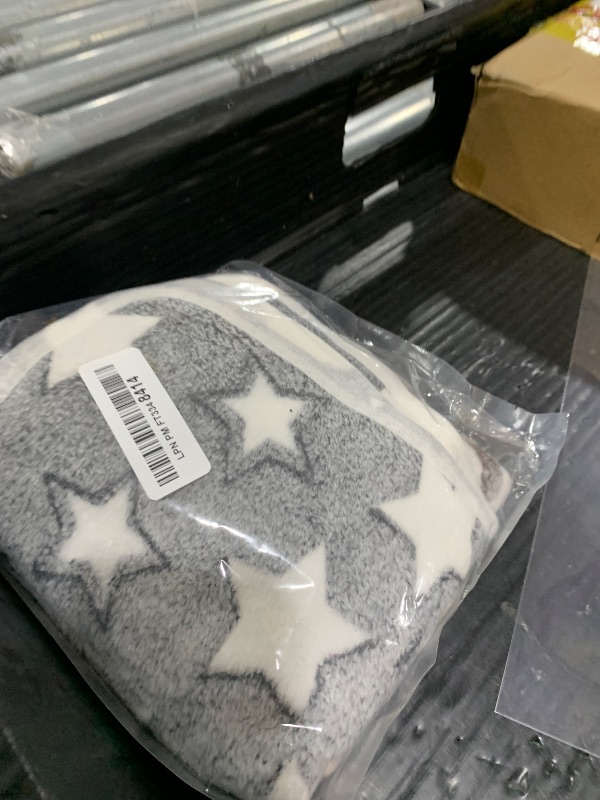 Photo 1 of 1 Pack 3 Blankets Super Soft Fluffy Premium Fleece Pet Blanket Flannel Paw Printed Throw for Dog Puppy Cat (Small 23x16'', Star, Bone, Love)