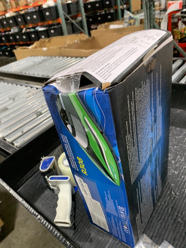 Photo 1 of BEZGAR RC Boat, 14 inch Remote Control Boat - Self-righting, 40 Min Dual-Battery, 32 KPH Fast RC Boats for Kids & Adults with LED Lights for Pool, Lake, Ocean, Waterproof & Suitcase