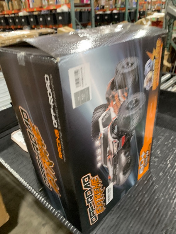 Photo 1 of Seveat 1:10 Scale Brushless Fast RC Car for Adults – 60+ KPH High Speed 4WD Remote Control Monster Truck, All-Terrain RC Cars Off-Road with Dual 1500mAh Li-ion Batteries, 2.4GHz (Black)