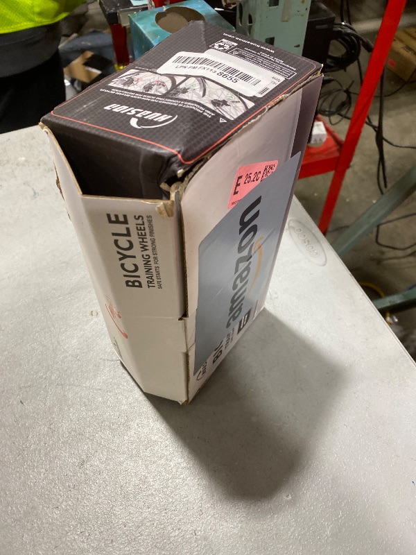 Photo 1 of HUASION Adjustable Bike Training Wheels Kids Bicycle Training Wheels Kit for 16, 18, 20, 22, 24 inch bike, Includes Stabilizers for Variable Speeds, Black