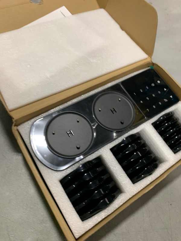 Photo 1 of LOUKIENE Restaurant Pager System, 20 Wireless Coaster Beeper Guest Customer Queue Pagers for Food Truck Church Nursery Clinic Coffee Shop Restaurants Bar with Vibration Flash Buzzer