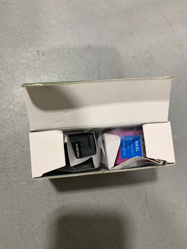 Photo 1 of 64XL Ink Cartridge (Black and Color 2-Pack) Replacement for HP 64 XL 64 Ink Cartridges Fits for Envy Photo 7858 7855 7155 7864 7158 6252 6255 Tango Printer Combo Pack