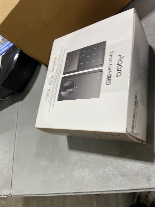 Photo 1 of Aqara Smart Lock U100, Fingerprint Keyless Entry Door Lock with Apple Home Key, Touchscreen Keypad, Bluetooth Electronic Deadbolt, IP65 Weatherproof, Supports Apple HomeKit, Alexa, Google, IFTTT, Gray