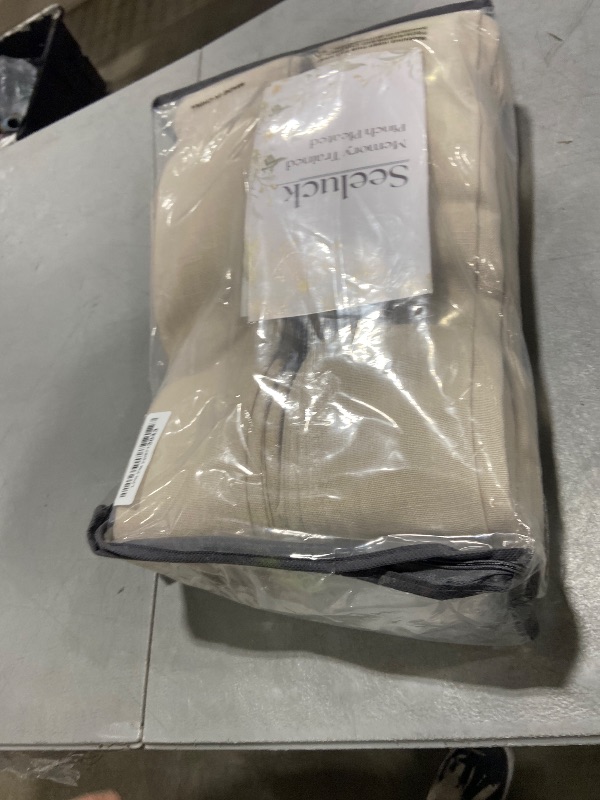 Photo 1 of 108 Inch Linen Curtains 2 Panels Set Pinch Pleated for Living Room Bedroom Memory Training Shaped Semi Sheer Neutral Beige Tan Flax Burlap Pleat Drapes Hooks Rings Light Filtering Window Curtain