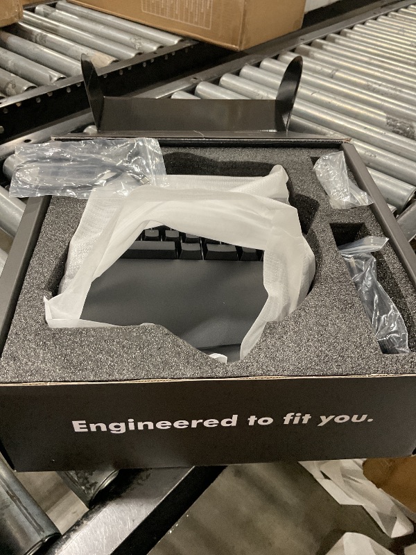 Photo 1 of Cloud Nine ErgoTKL Ergonomic Tenkeyless Mechanical Keyboard for PC – Kailh Brown – TKL RGB Backlit Ergo Split Key Board