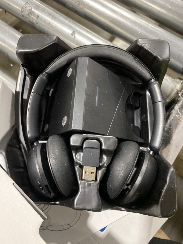 Photo 1 of (2025 Upgraded) Wireless Headset with Mic for Work, Bluetooth Headset with Noise Canceling Microphone with Dongle, Charging Base & Mic Mute, Wireless Headphones for Work from Home/PC/Computer