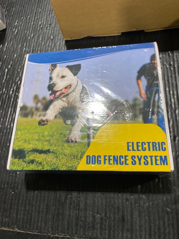 Photo 1 of PcEoTllar Electric Fence for Dogs, Electric Dog Fence System, 2 Water Resistant Collar Receiver, with 656Ft Underground/Aboveground Boundary Wire, for Small Medium Large Dogs