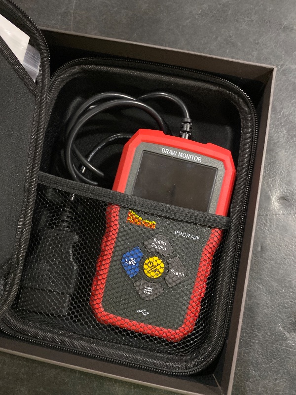 Photo 1 of Power Probe PPDRAW Automotive Battery Voltage and Parasitic Draw Monitor with OBDII Connection