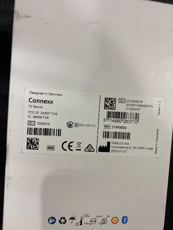 Photo 1 of Signia TV Sound Bluetooth Transmitter – Direct Streaming for Hearing Aids | Compatible with Rexton, Miracle-Ear, Signia & Connexx Devices