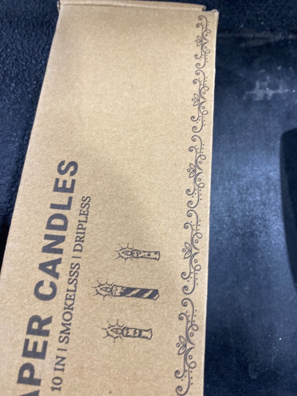 Photo 1 of 10 Inch Spiral Taper Candles Set for Advent Christmas, 4 Pack Advent Candlesticks for Seasonal Celebration